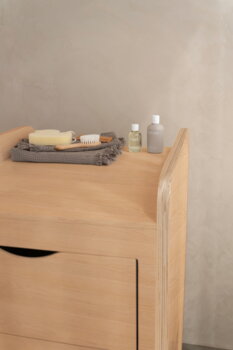 Nofred Form changing table, oak, decoration image