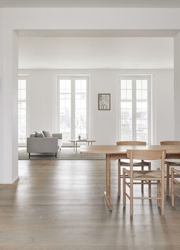 Fredericia Table C18, 220 x 90 cm, chêne clair huilé