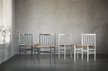 FDB Møbler J80 stol, blågrå - papperssnöre