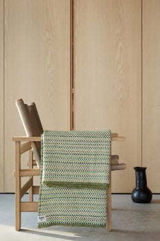 Røros Tweed Juli throw, 150 x 200 cm, greens, decoration image