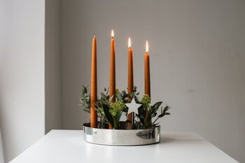 Klong Jubel Advent candleholder/vase, stainless steel, decoration image