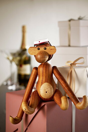 Kay Bojesen Wooden Monkey, petit modèle, teck
