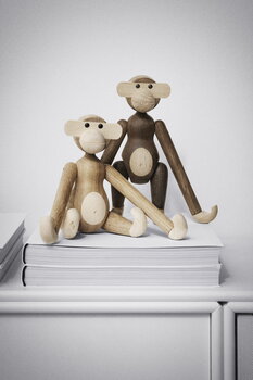 Wooden Monkey, small, smoked oak