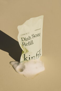 Kinfill Ricarica per sapone per piatti, 500 ml, limone-basilico