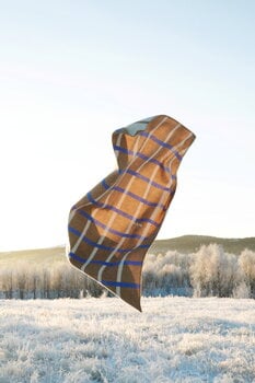 Røros Tweed Knut throw, 135 x 200 cm, taupe