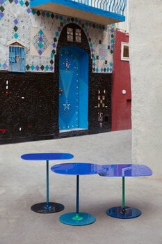 Kartell Thierry sivupöytä, 50 x 50 cm, sininen