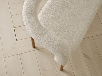 Lepo Product Wooden Boa Love 2-seat. sofa, oak - Kvadrat Sacho Elle 0200