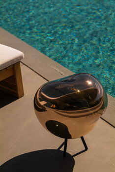 Tom Dixon Lampada portatile Melt, grande, oro - nero, immagine decorativa