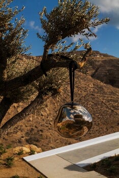 Tom Dixon Lampada portatile Melt, grande, oro - nero, immagine decorativa