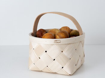 Verso Design Lastu mushroom basket, round, S