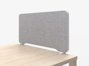 Lintex Edge table screen, top mounted, grey - white