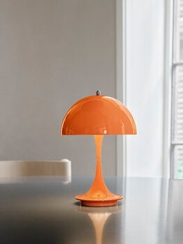 Louis Poulsen Panthella 160 Portable Metal V2, bordslampa, orange