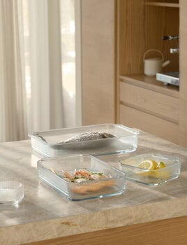 Stelton Pilastro ovenproof dish, 33.1 cm, clear, decoration image