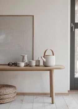 Stelton Tazza da tè Theo con piattino, sabbia