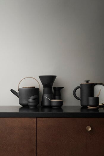 Stelton Theo teapot, black