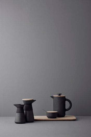 Stelton Theo milk jug, black