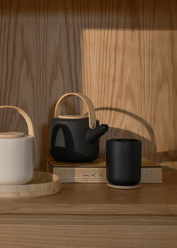 Stelton Tazza termica Theo con sottobicchiere, 0,25 L, nero, immagine decorativa