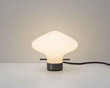LYFA Lampe de table Repose 175, opale - noir