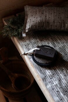 Lapuan Kankurit Metsä sauna cover, 46 x 60 cm, linen - black, decoration image