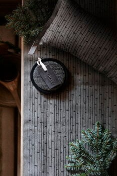 Lapuan Kankurit Metsä sauna cover, 46 x 60 cm, linen - black, decoration image