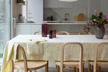 Lapuan Kankurit Osmankäämi table cloth/throw, 145 x 200 cm, linen - yellow, decoration image