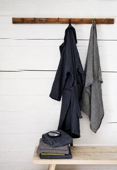 Lapuan Kankurit Kivi bath towel, black - linen