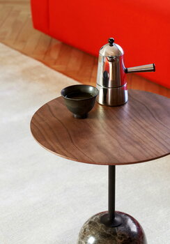 &Tradition Lato LN8 coffee table, walnut - Emperador marble