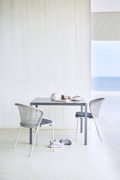 Cane-line Lean chair, white-grey 