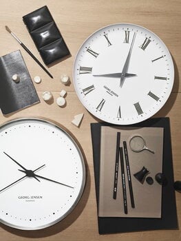 Georg Jensen Henning Koppel wall clock, 10 cm, stainless steel