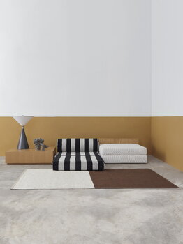 Interface Split rug, linen - toffee brown