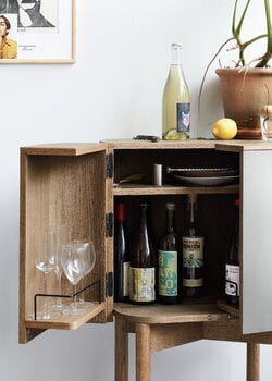 Northern Loud bar cabinet, light oak