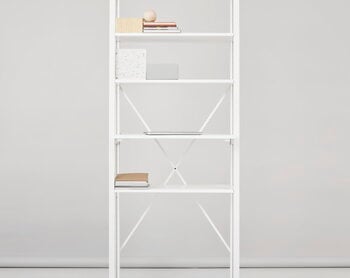 Lundia Classic open shelf, narrow, white