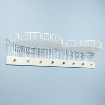 Klong Lunett hat shelf, white, decoration image