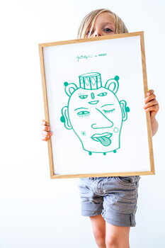 MADO Head Vase Lu poster, 30 x 40 cm