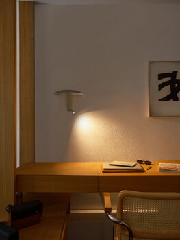 Marset Konoha wall lamp, moss grey, decoration image