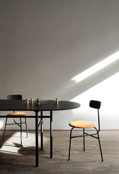 Audo Copenhagen Snaregade pöytä, ovaali, 210 x 95 cm, musta tammi