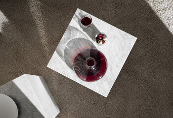 Audo Copenhagen Carafe à décanter Wine Breather, transparent - acier
