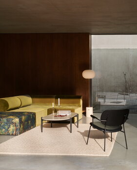Audo Copenhagen Co Lounge Chair, Dakar 0842 - black oak