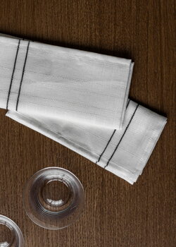 Audo Copenhagen Cressida linen napkin, 45 x 45 cm, indigo