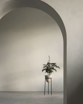 Audo Copenhagen Daiza planter, 65 x 25 cm, ivory