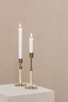 Audo Copenhagen Duca candle holder, polished brass