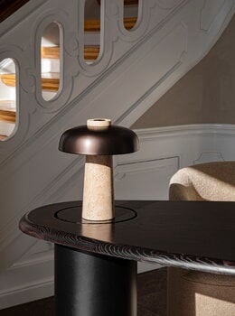 Audo Copenhagen Scrivania Eclipse, rovere oliato scuro