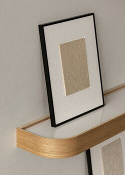 Audo Copenhagen Epoch shelf 79, oak - fog, decoration image