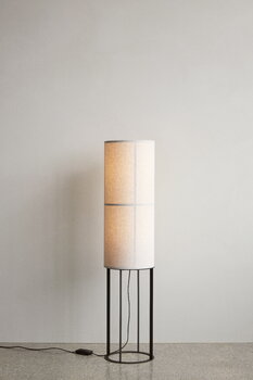 Audo Copenhagen Hashira floor lamp, high, raw linen