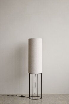Audo Copenhagen Hashira floor lamp, high, raw linen