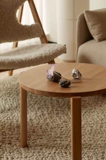Audo Copenhagen Table lounge Passage, 50 cm, chêne