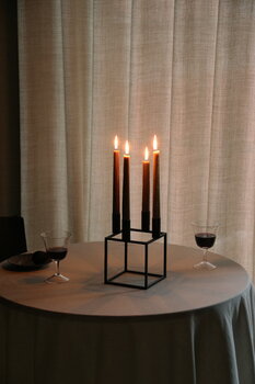 Audo Copenhagen Kubus 4 candleholder, black