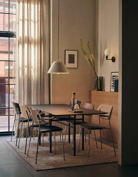 Audo Copenhagen Snaregade pöytä, 200 x 90 cm, tummaksi petsattu tammi