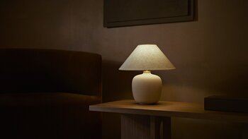 MENU Torso table lamp, 37 cm, sand - off white