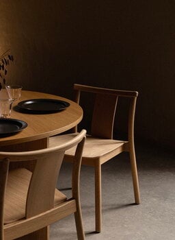 Audo Copenhagen Chaise de salle à manger Merkur, chêne